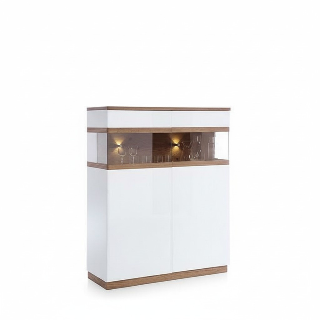Luxury Glass Display Cabinet Wood Designer Cabinet Showcases Shelf Cabinets Shelves Furniture