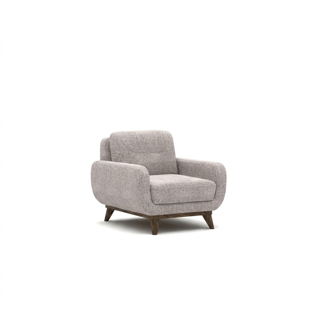 Luxury Drau Armchair Living Room Upholstered Furniture Upholstery Fabric Textile Furnishings New