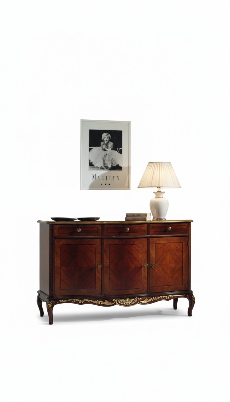 Chic luxury Italian wooden furniture chest of drawers Italian living room furniture new