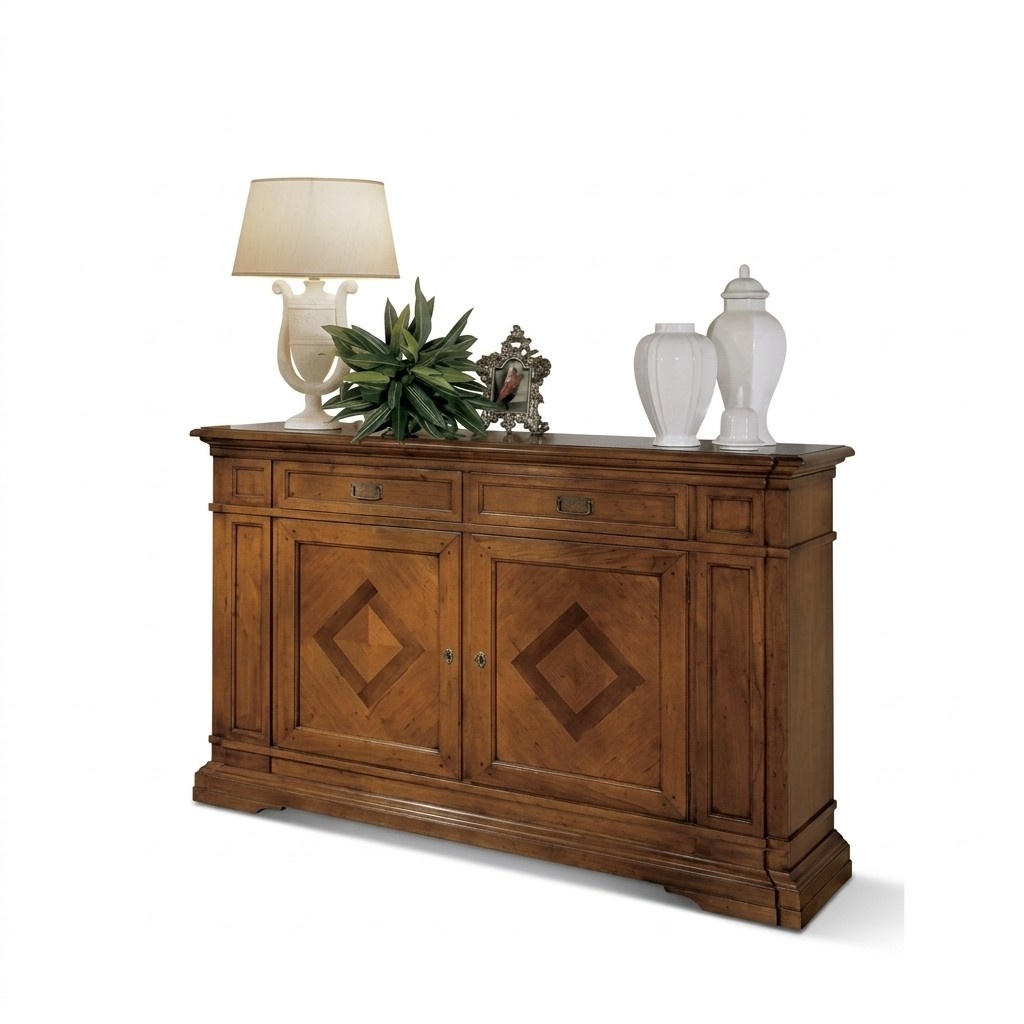 Luxury Italian Wood Furniture Chest of Drawers Sideboard Style Brown Sideboard New