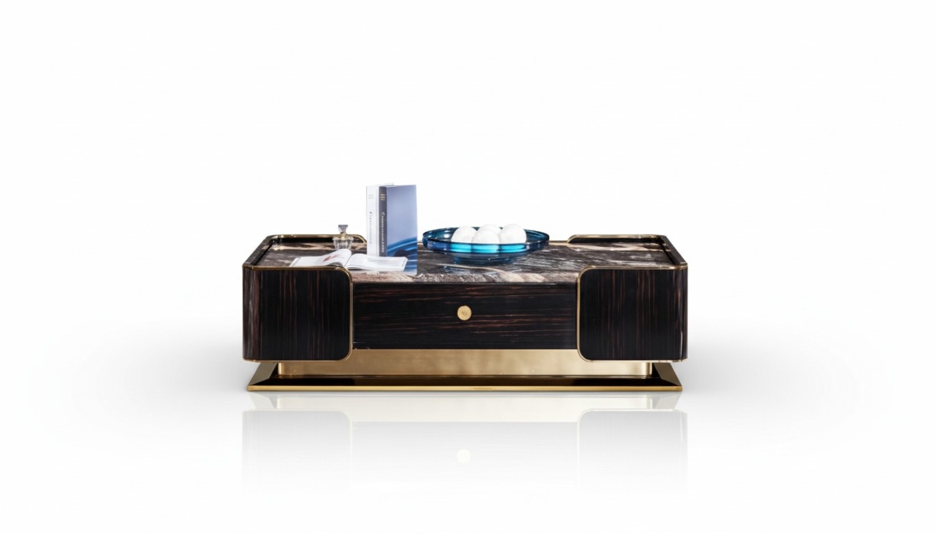 Luxury Living Room Table Coffee Table Wooden Design Tables Style Furniture 160x90cm