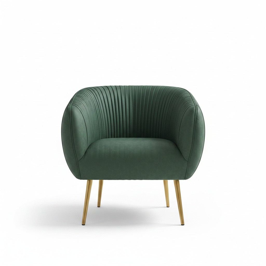 Luxury Living Room New Relax Armchair Metal Design Upholstery Lounge Club