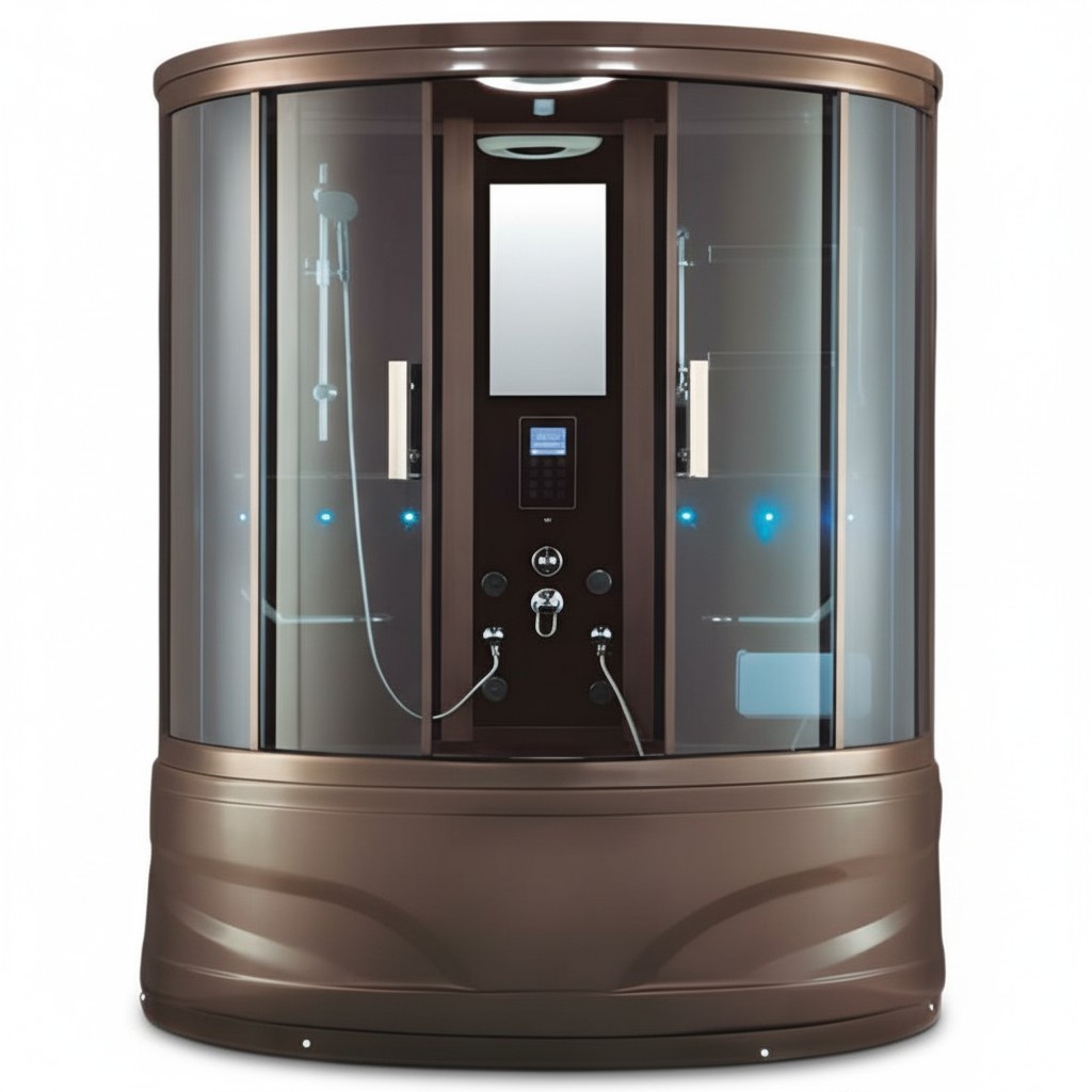 Luxury Shower Shower Cabin Shower Box Wellness Shower Multifunction Shower 180x130 cm