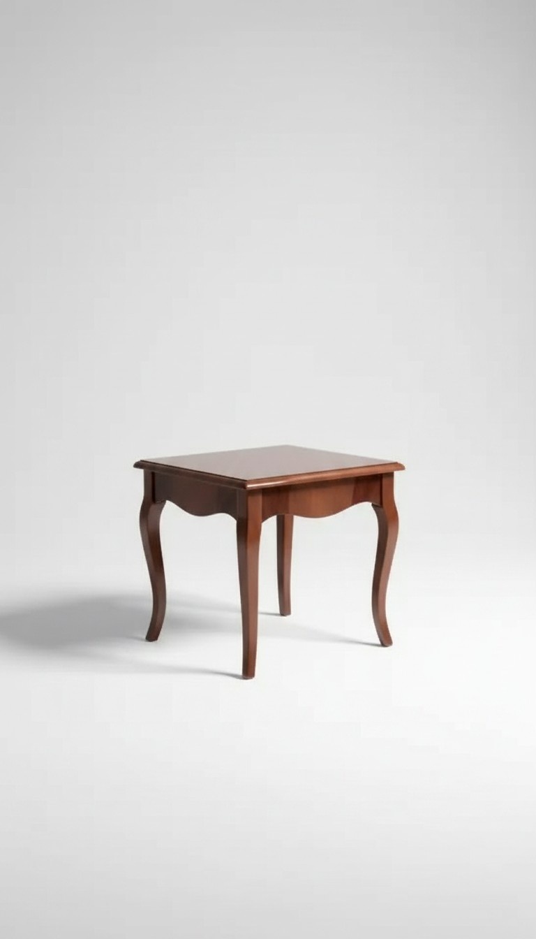 Luxury side table wood furniture classic furnishings table living room