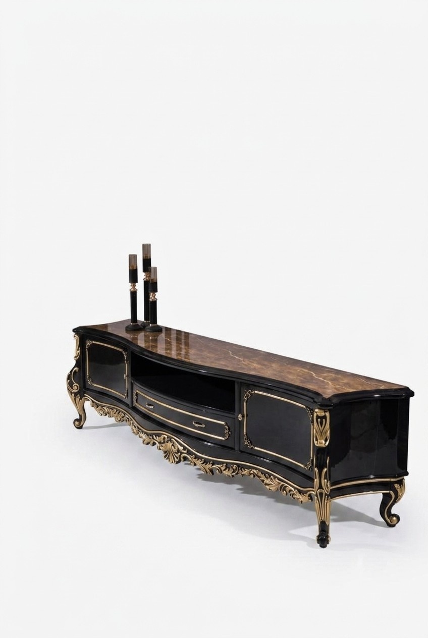 Luxury sideboard tv cabinet lowboard rtv furniture frame dresser