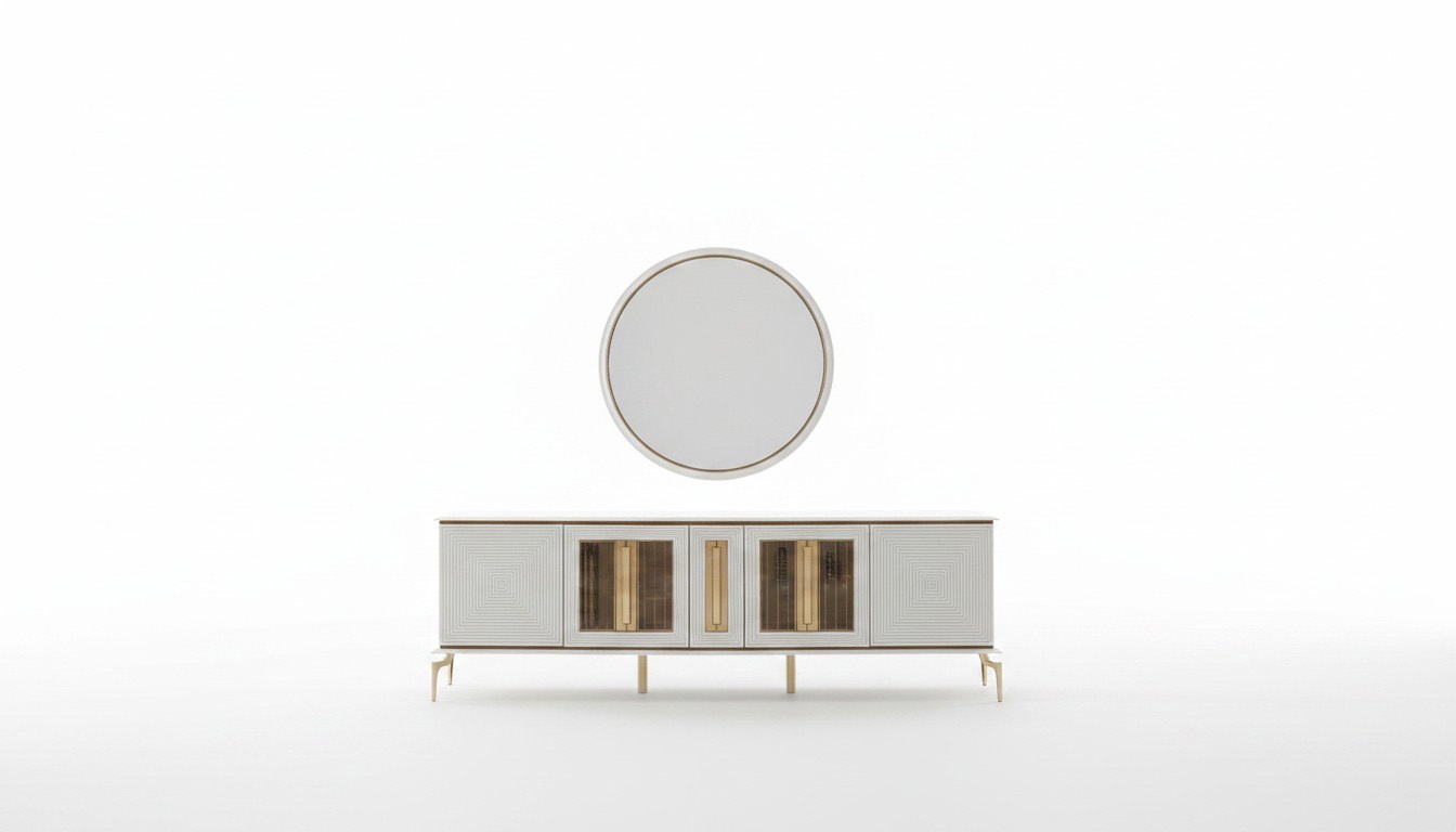 Luxury sideboard xxl chest of drawers 240cm cabinet chests of drawers sideboard Big 2tlg