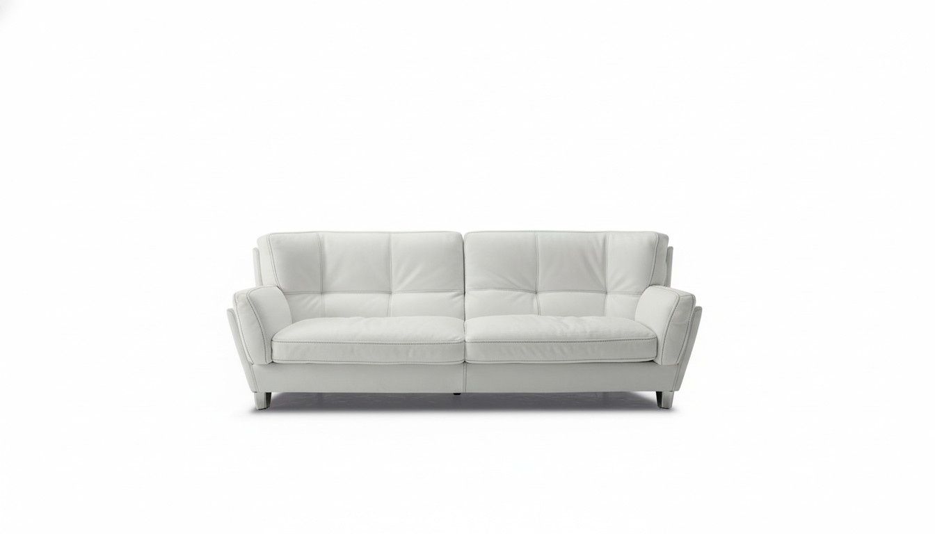 Luxury Sofa 3 Seat Couch Wood Furniture Three Seater Prianera Sofas White Couches Leather