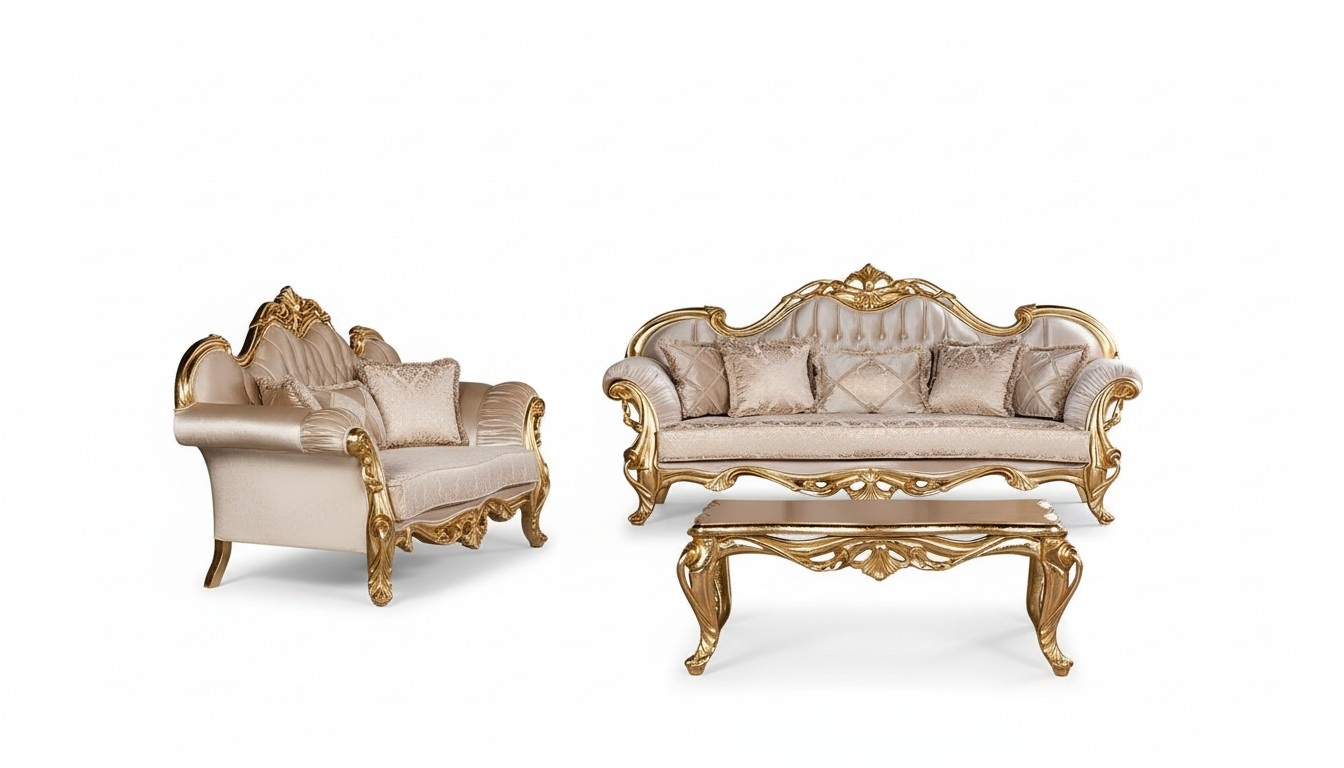 Luxury Sofa Set 3+3 Seater Сouchtable Set Sofa Armchair Sofas 2pcs.