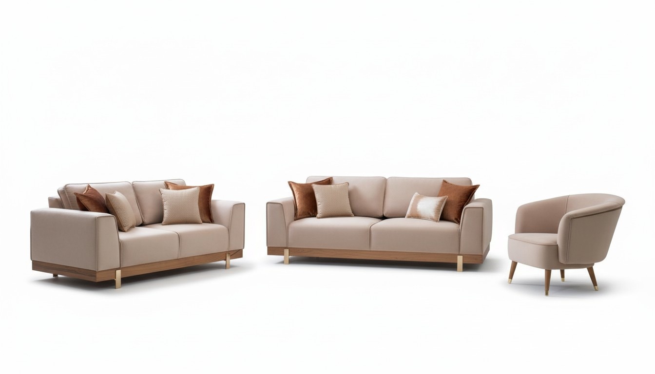 Luxury sofa set 3+2+1 seat chair couch upholstered furniture design 3 pieces.