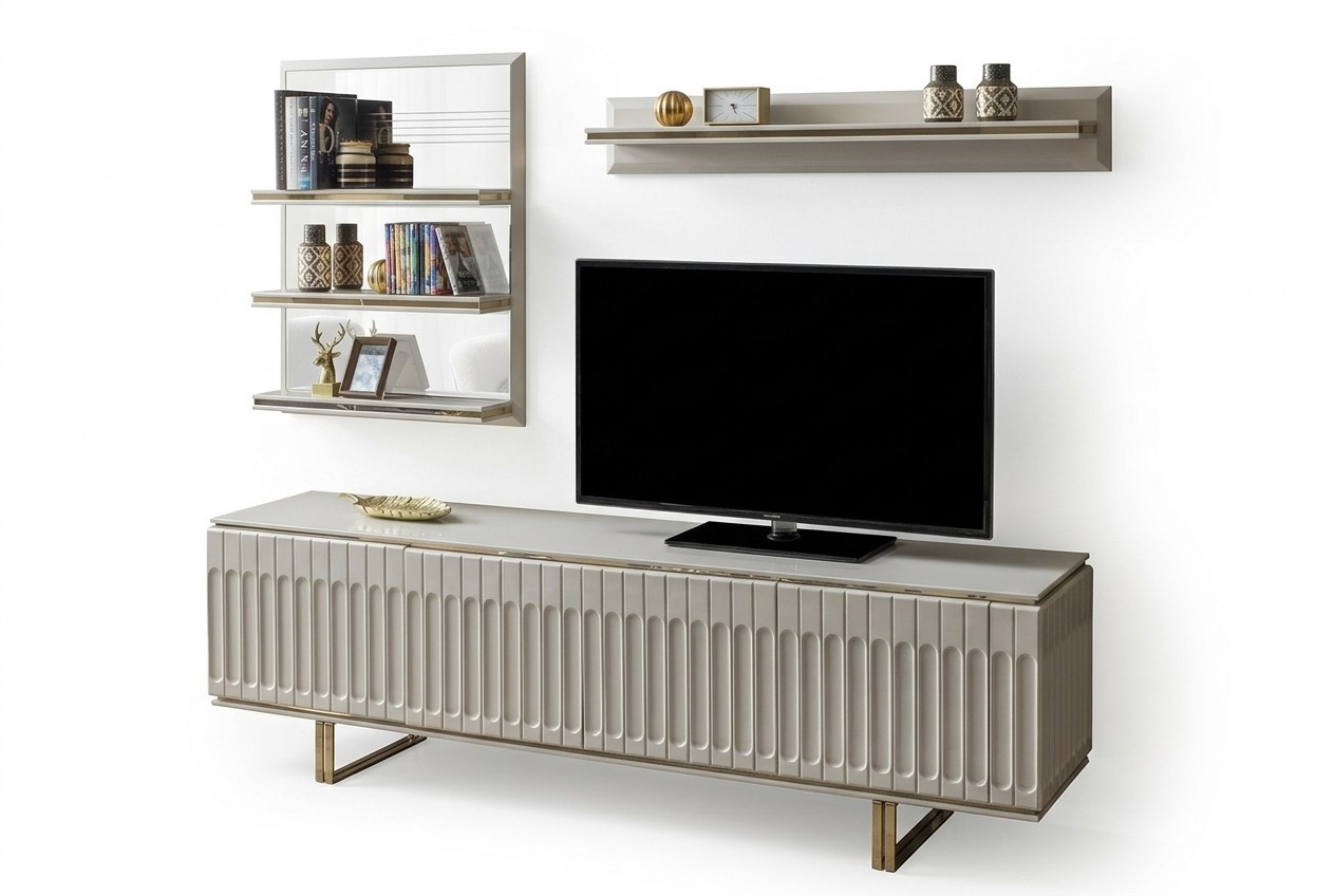 Luxury tv stand living room rtv lowboard sideboard dresser wall unit modern new