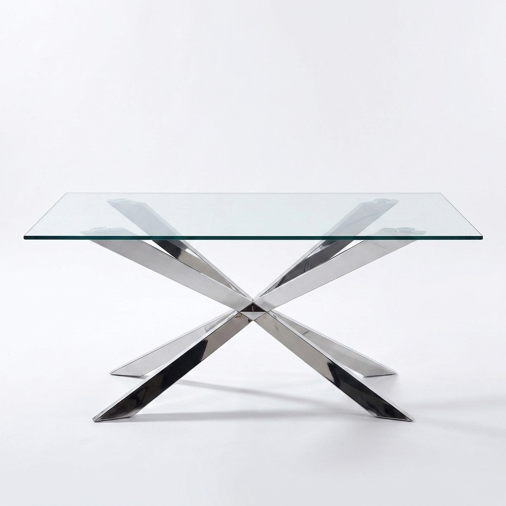 Luxury table design dining room 180x90cm dining tables glass furniture design tables new