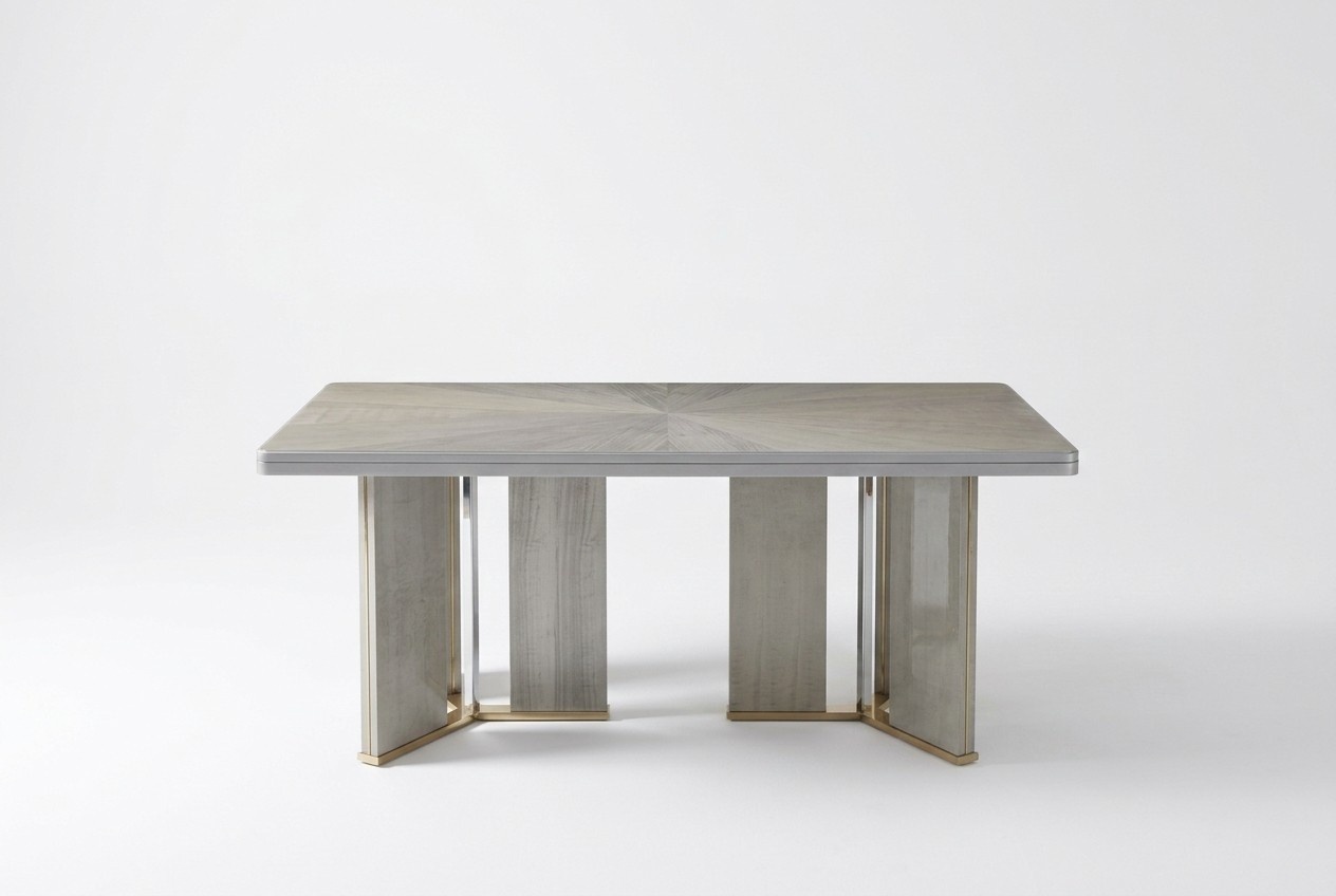 Modern style made of real wooden rectangular dining table 200x100cm