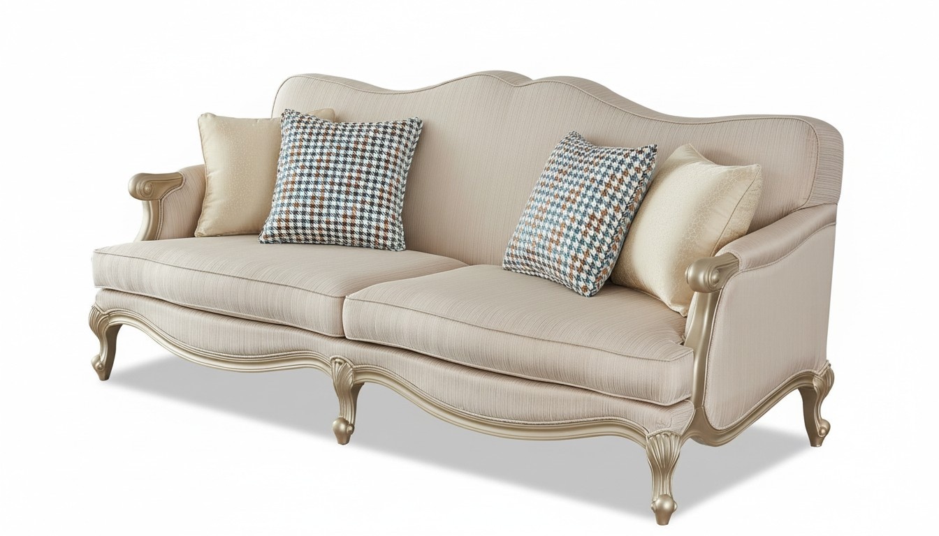 Luxury Three Seater Couch Sofa Upholstery Furniture 3 Seater Couches Sofas xxl big 225cm