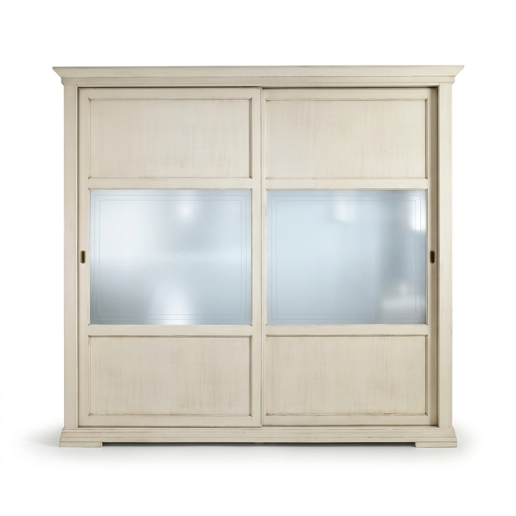 Luxury wardrobe Italian furniture bedroom closet real wood closets