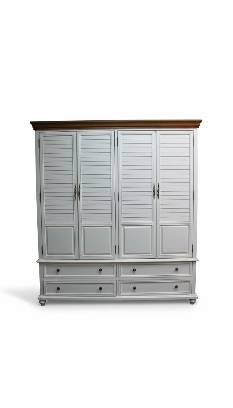 Luxury closet wooden cabinet closet bedroom dressing furniture real wood