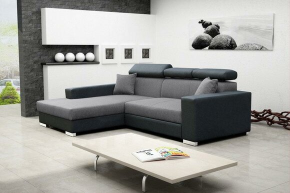 Sofa sofa bed designer sofa with bed function + bed box corner sofa couch