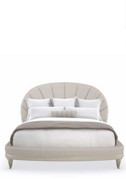 Luxury Bed Hotel Royal Furniture Fabric Beds Design Furnishings Upholstered Bed Frame