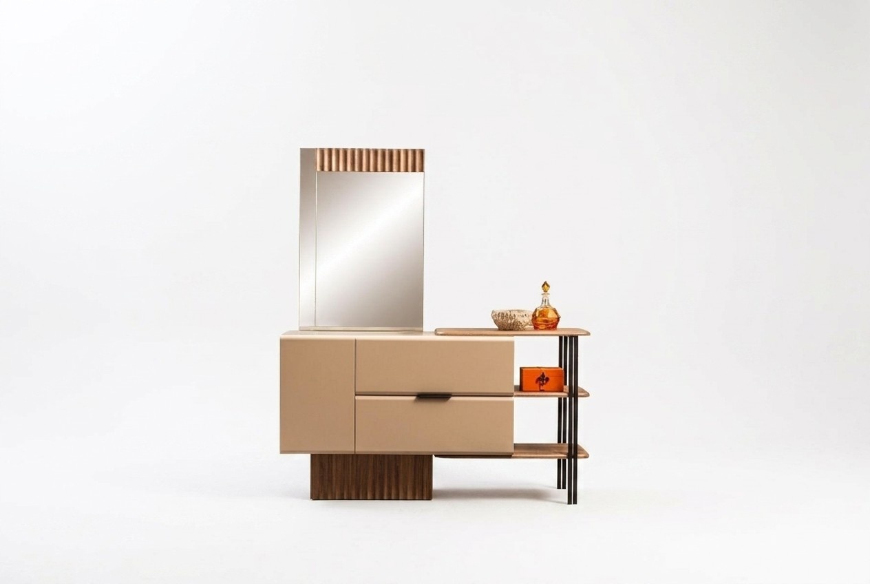 Dressing Table Dressing Table Console Table Wood Bedroom Beige Modern