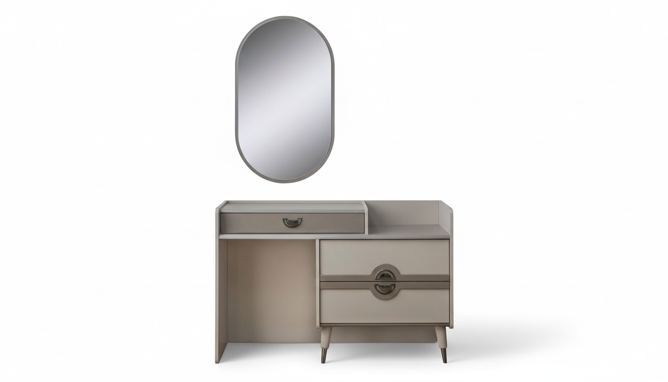 Dressing table dressing table make-up console mirror console table grey