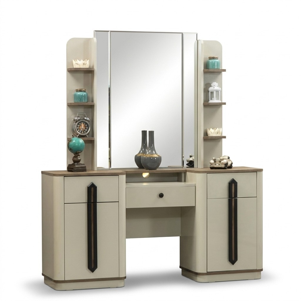Dressing table mirror console make-up tables luxury consoles wood new