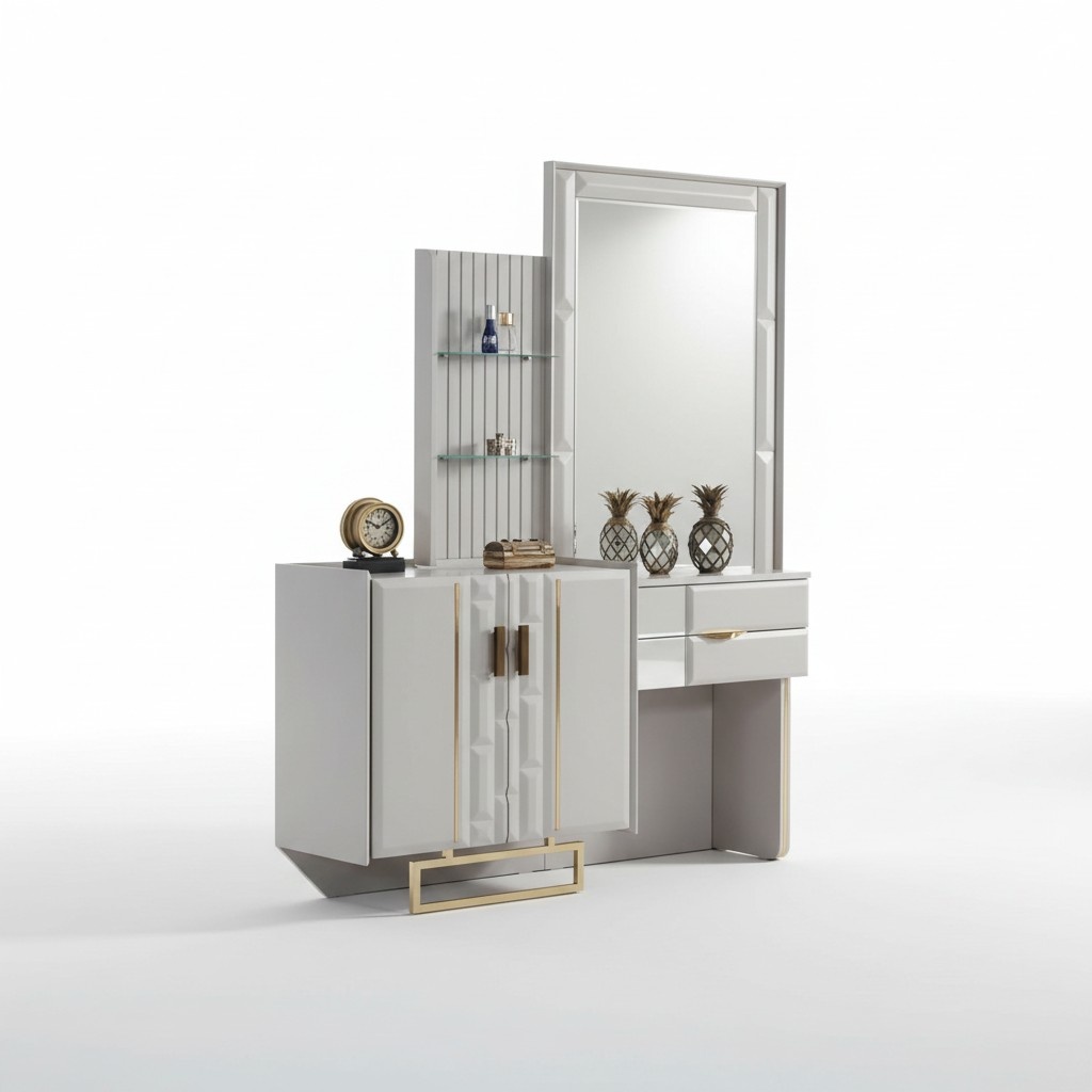 Dressing table with mirror bedroom new luxury furniture design furnishings