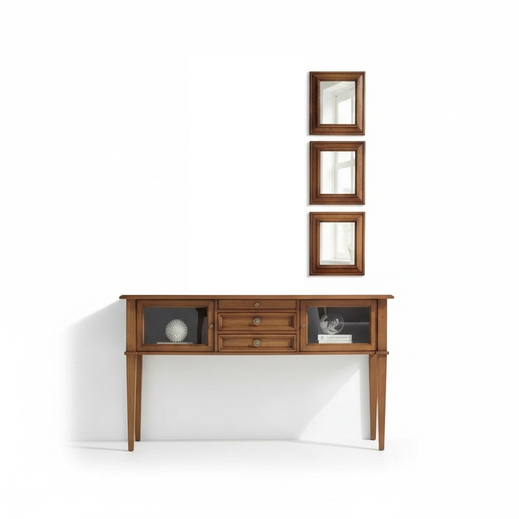 Makeup Tables Consoles Table Sleeping Room Wood Mirror Side Board