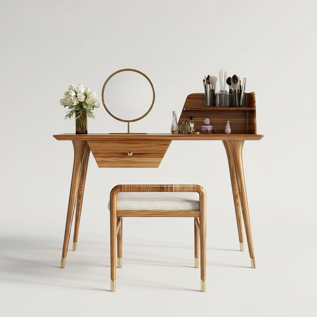 Dressing Table Minimalistic Design Cosmetics Maek-up Table Premium Bedroom Furniture