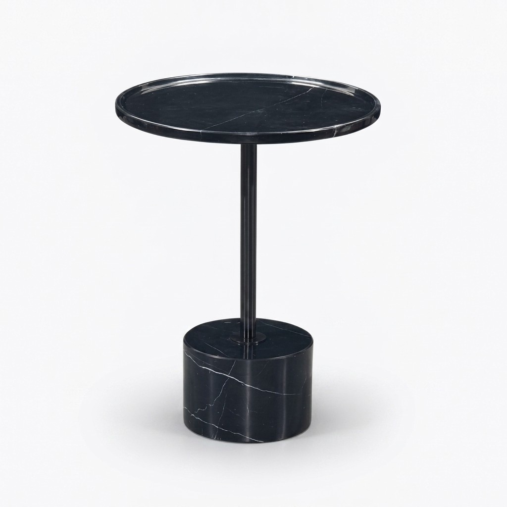 Marble black side table coffee table bedroom chest of drawers tables new