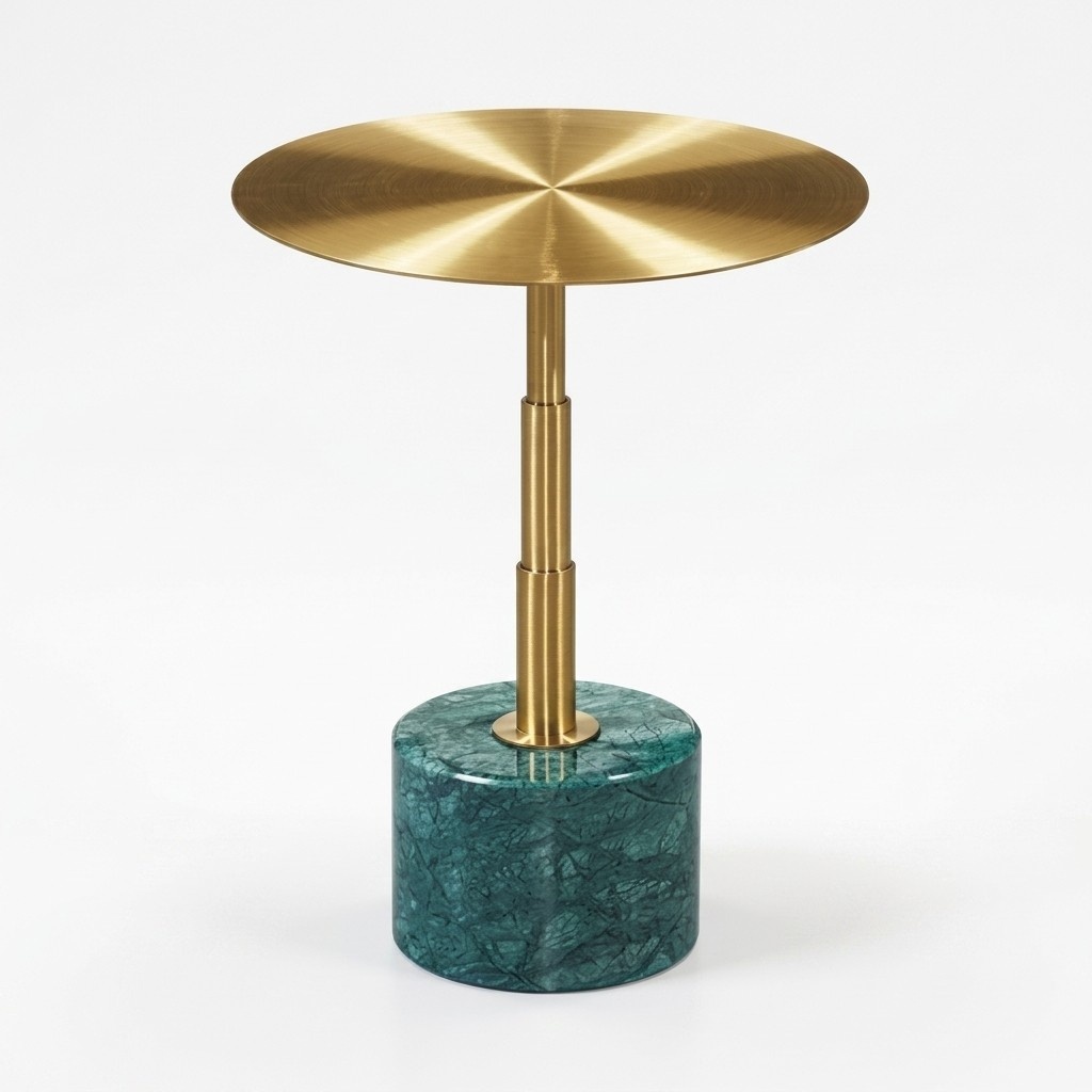 Marble stylish gold side table new luxurious modern coffee table new