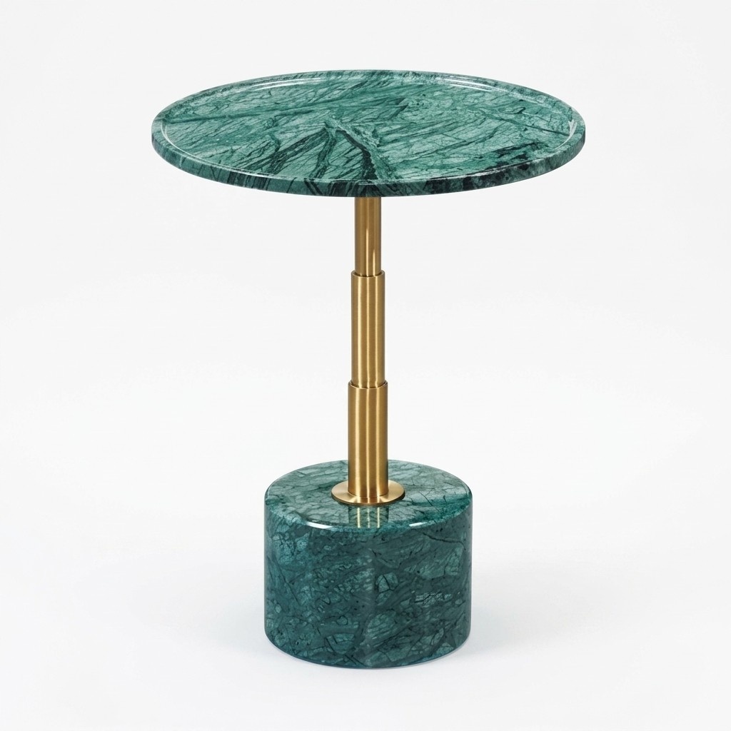 Marble stylish green side table new luxurious modern coffee table new