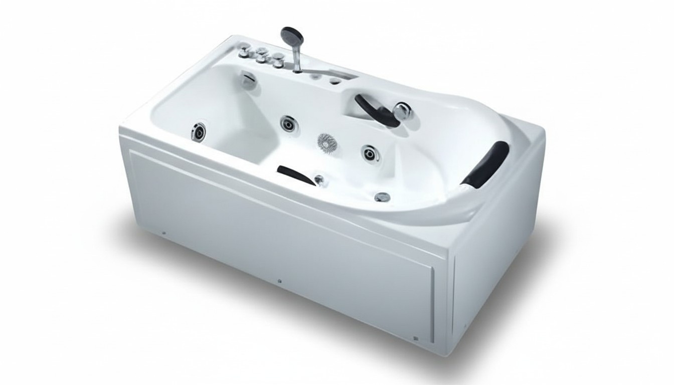 Massage tub, design tub, whirlpool, hydromassage tub, wellness tub 170x85 cm
