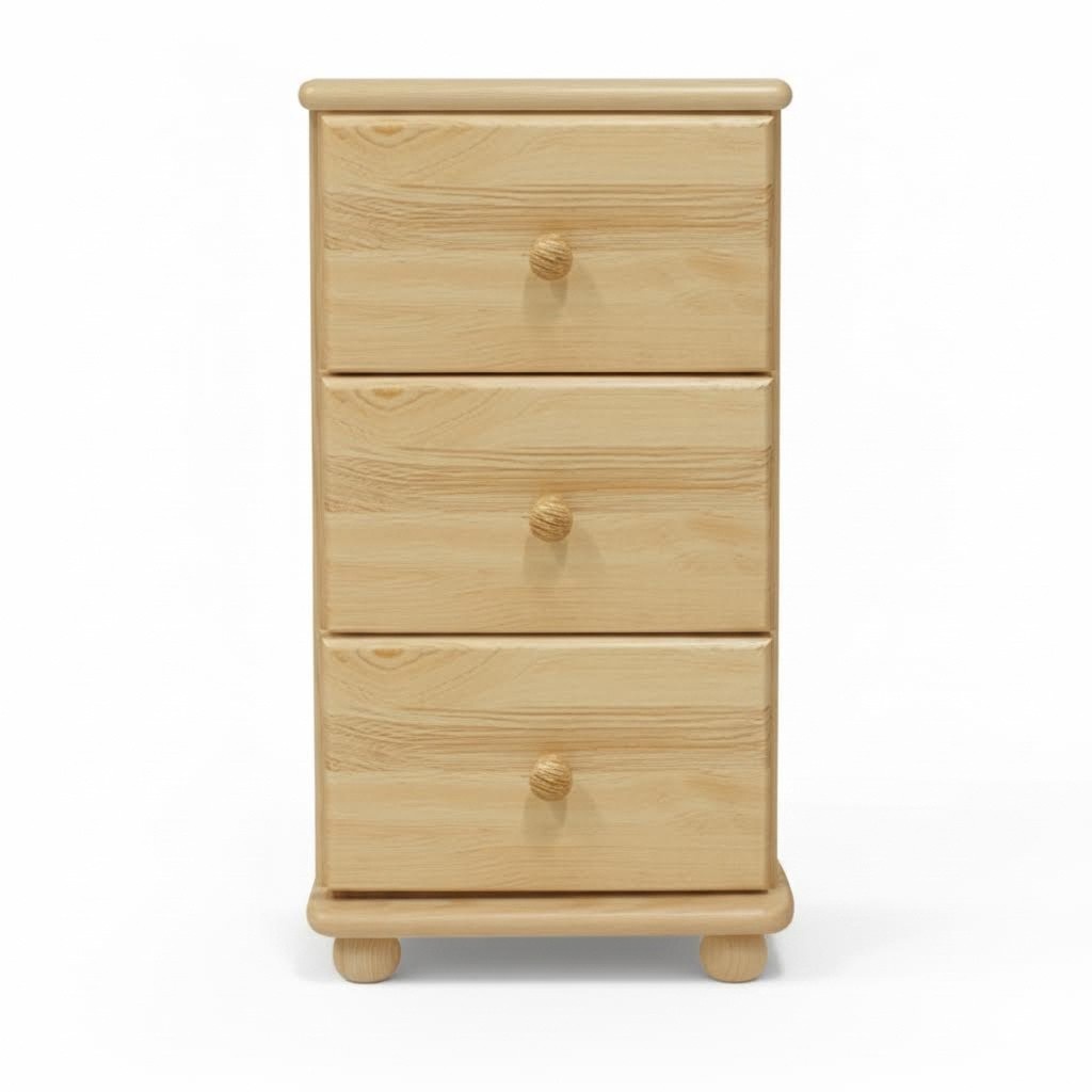 Massive bedside table nightstand cupboard night tables handcrafted wooden furniture