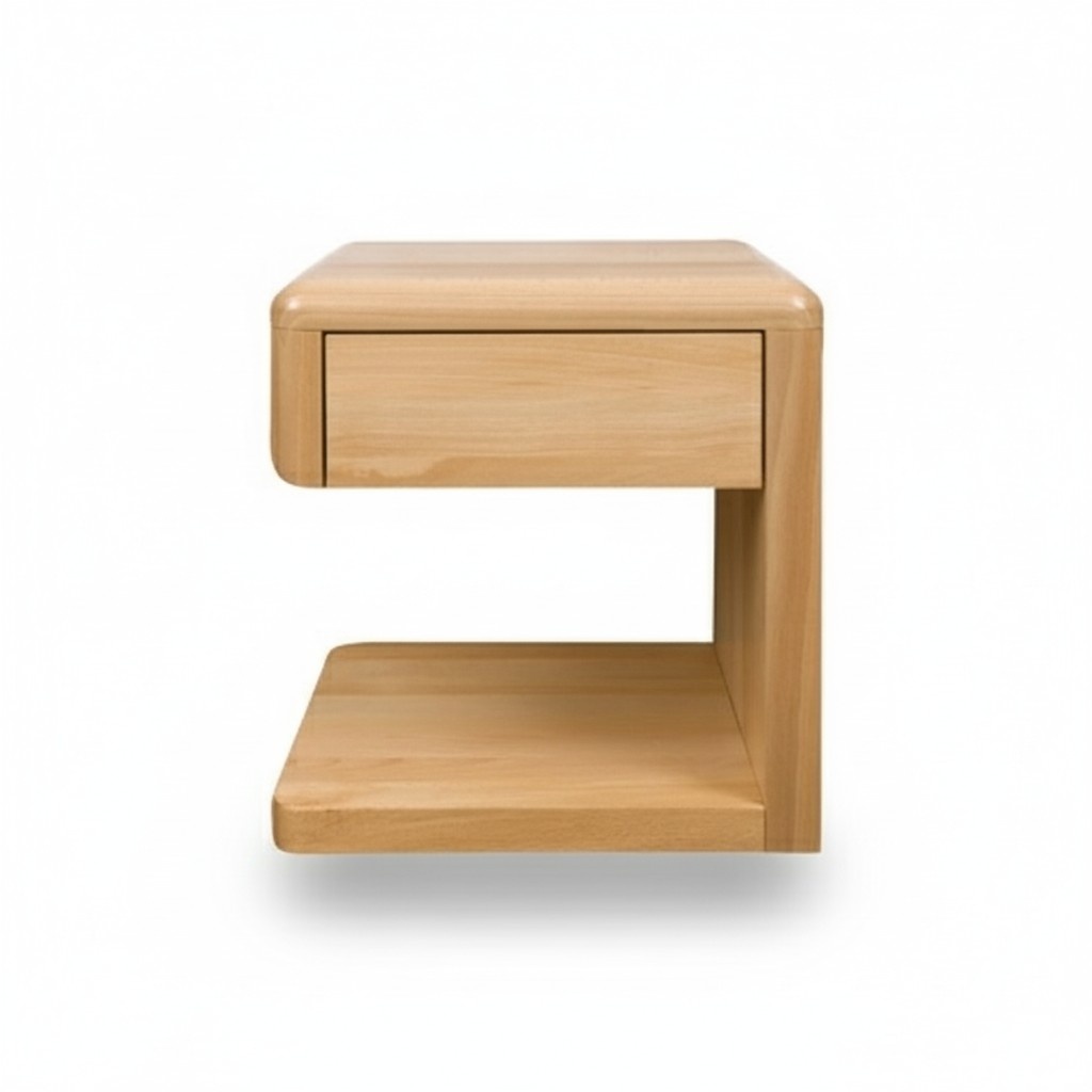 Massive bedside table nightstand chest of drawers handmade wood furniture nightstand