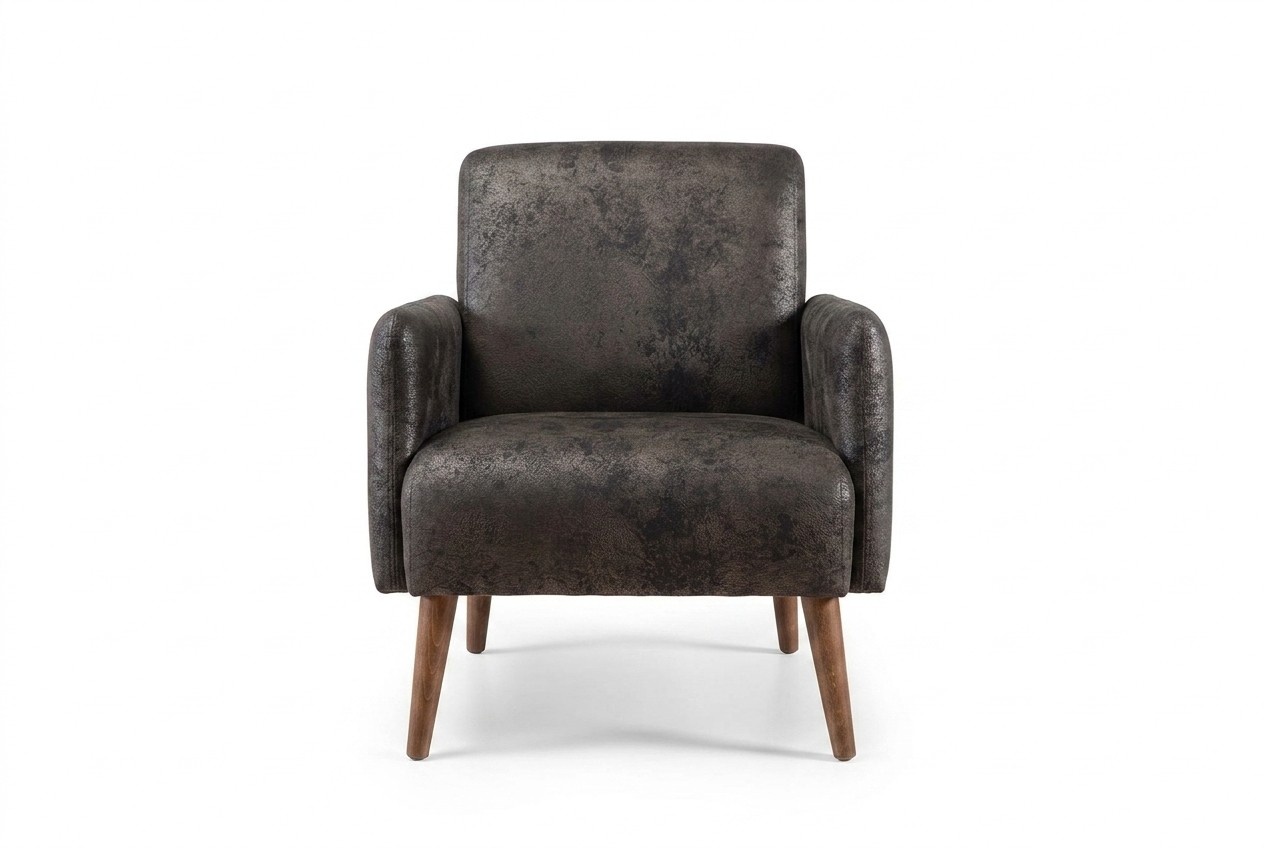 Modern Gray Armchair Design Upholstered Furniture Living Room Interior