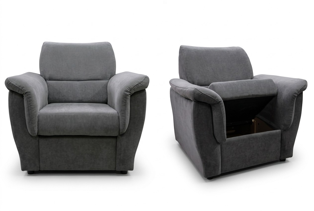 Modern armchair TV sofa 1 seater couch designer textile sofas upholstery New