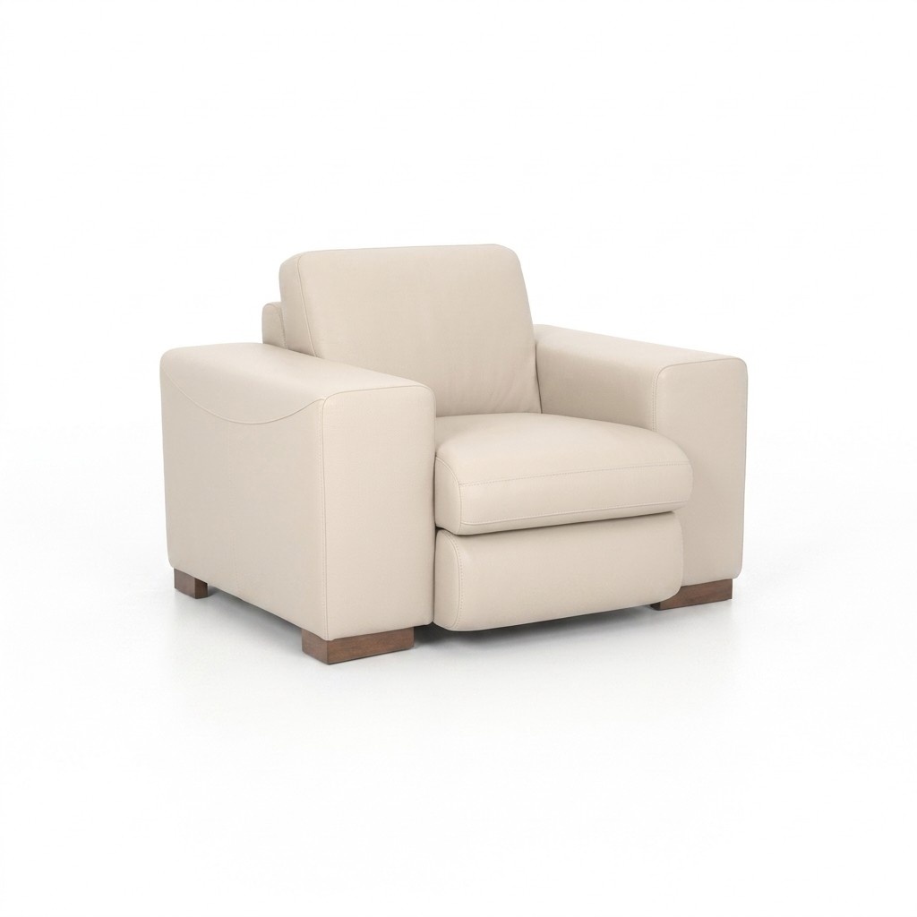 Modern Armchair White Office Study Textile Furniture New