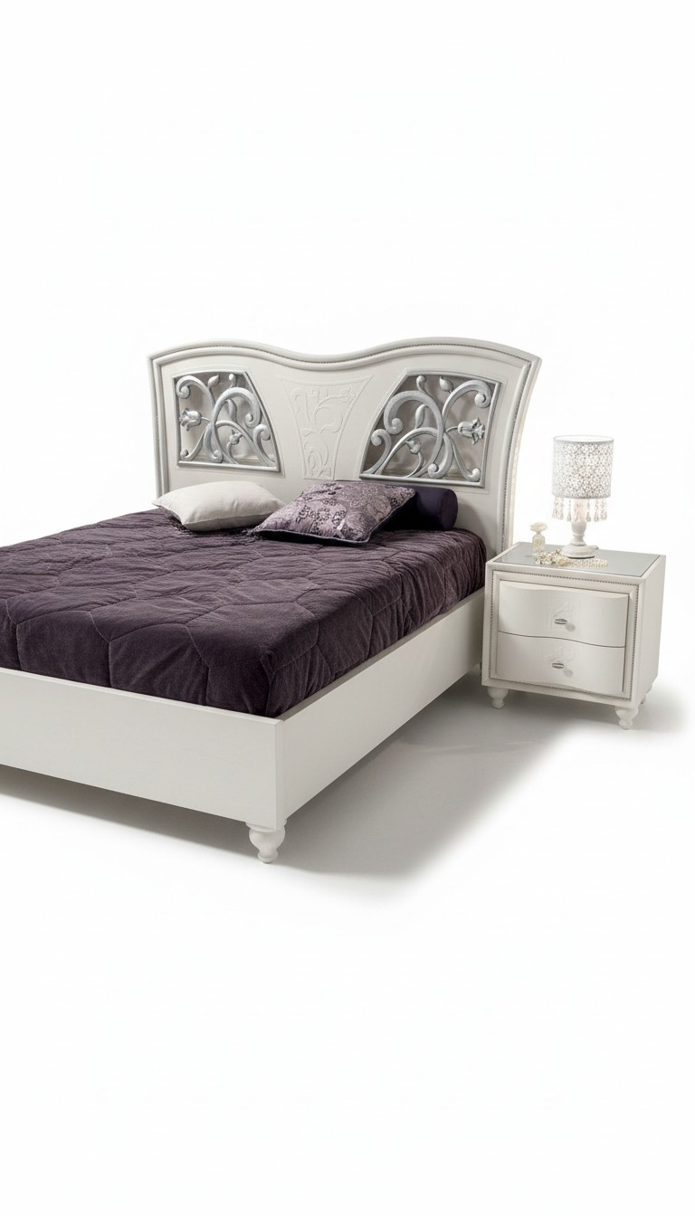Modern Bed Bed Frames Wood Double Design Beds White Double Bed