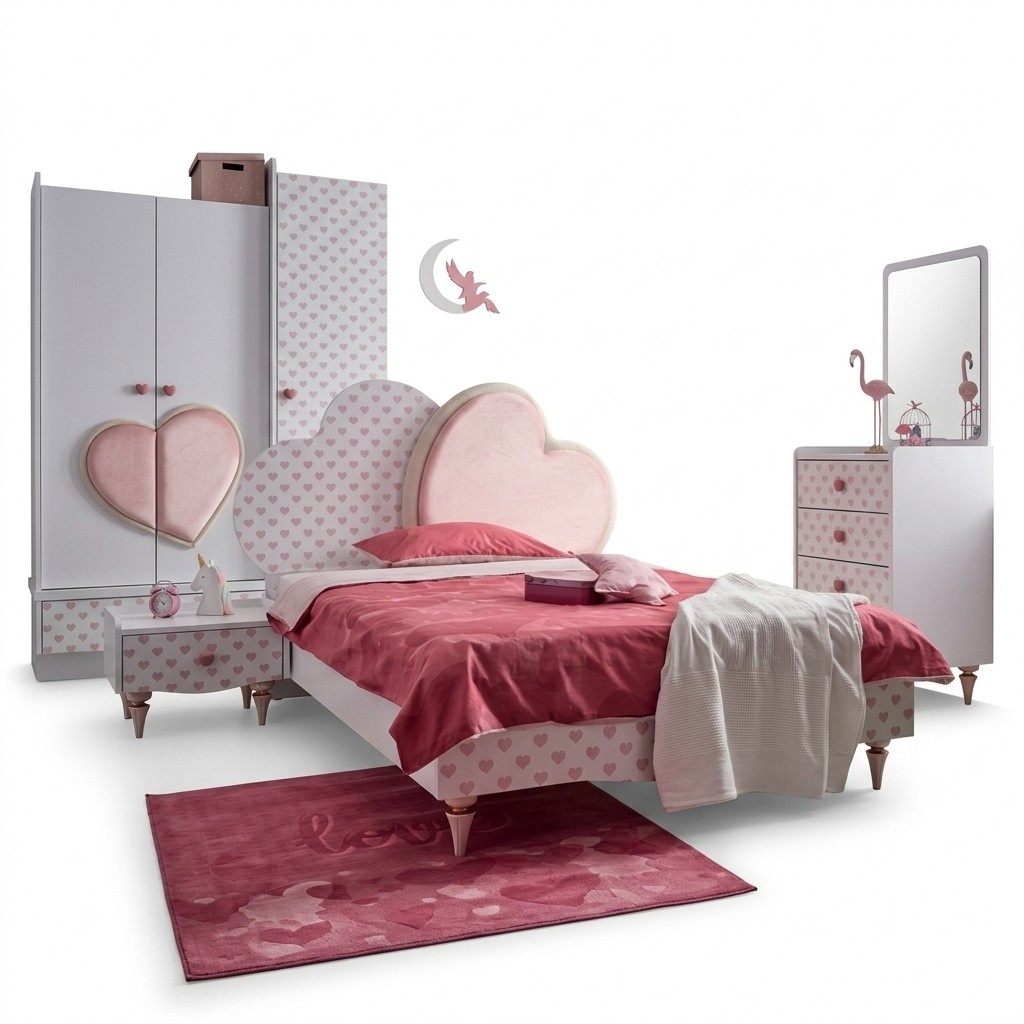 Modern Beds Children\'s Bed Children\'s Room Bed Children\'s Bed Furniture Wood White New