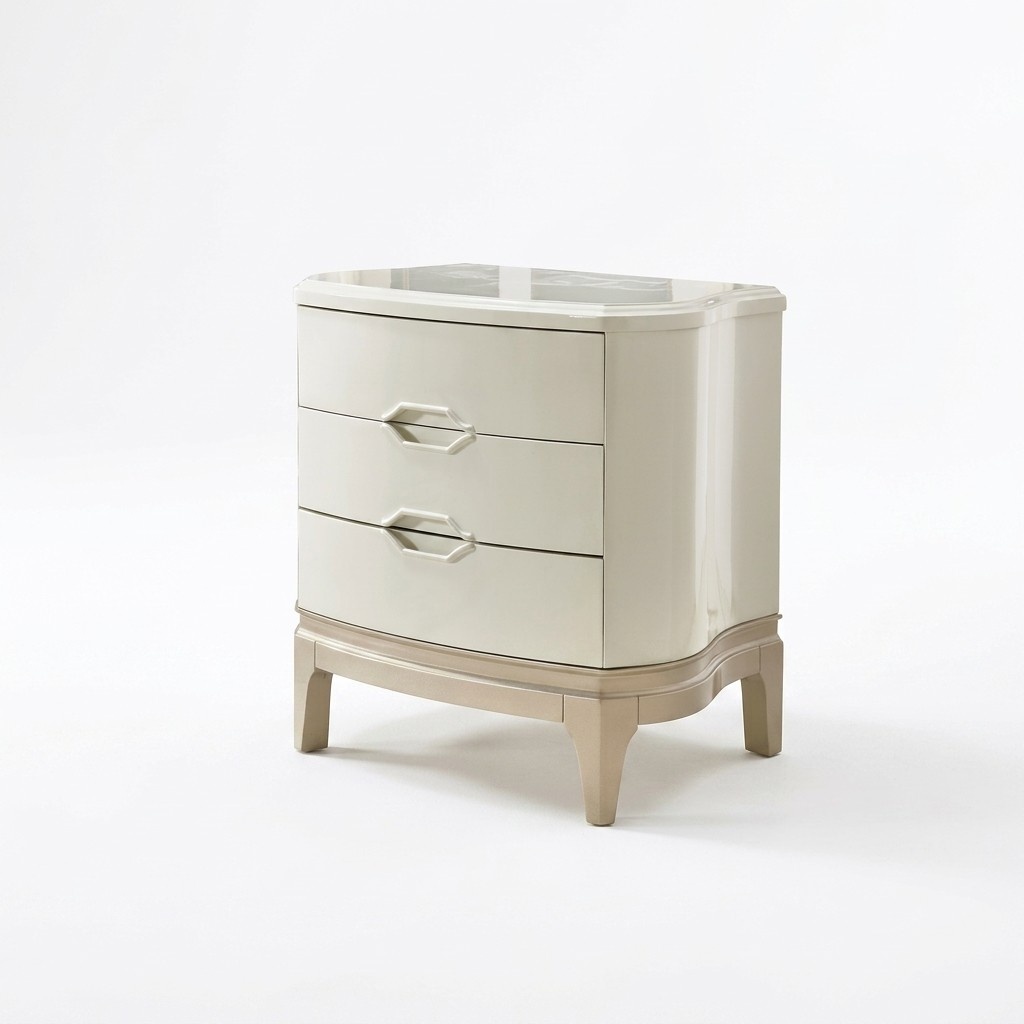 Modern Nightstand Side Table White Design Nightstand Night Console