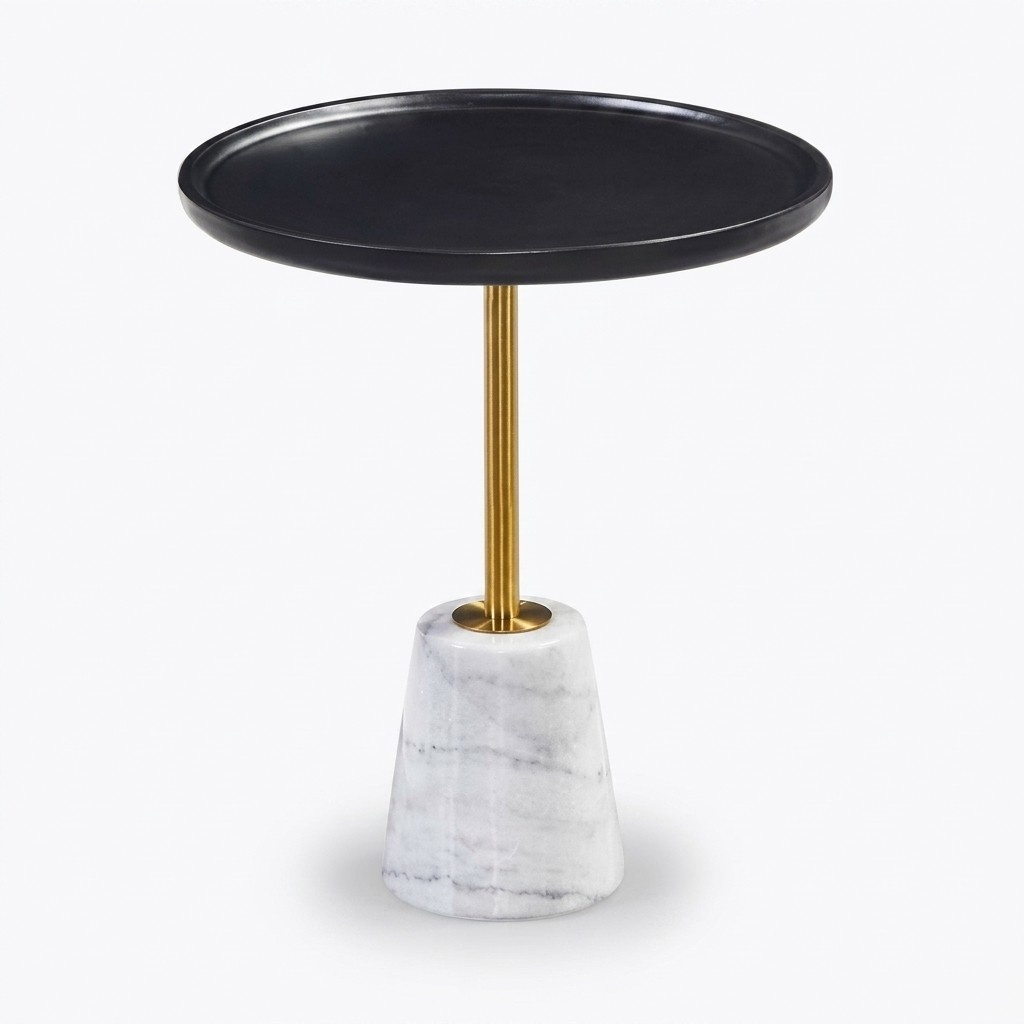 Modern black and white side table Living room storage tables Side table Table