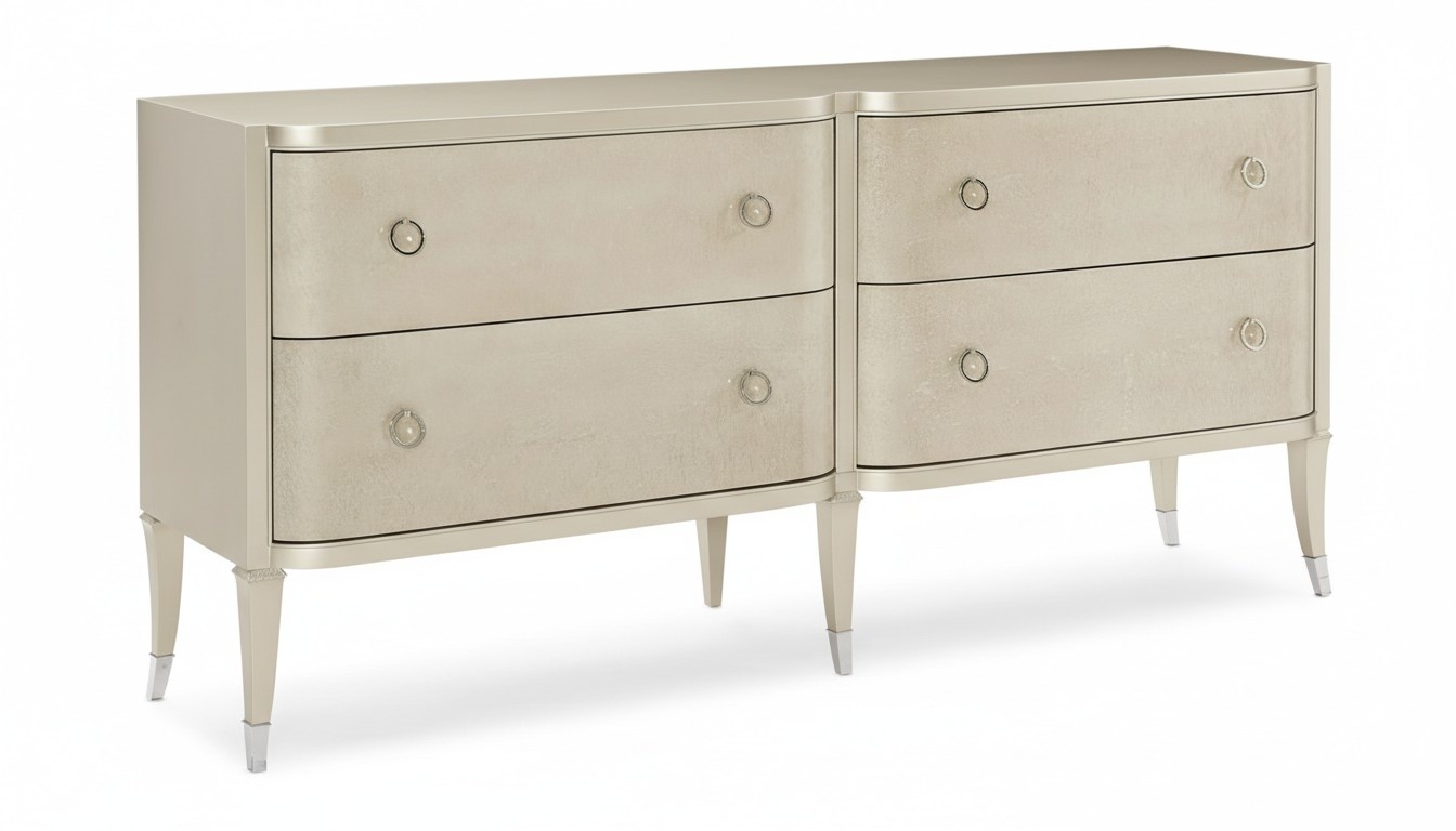Modern Dresser Luxury Italy Design Furniture Upholstery Wood Console Sideboard Low