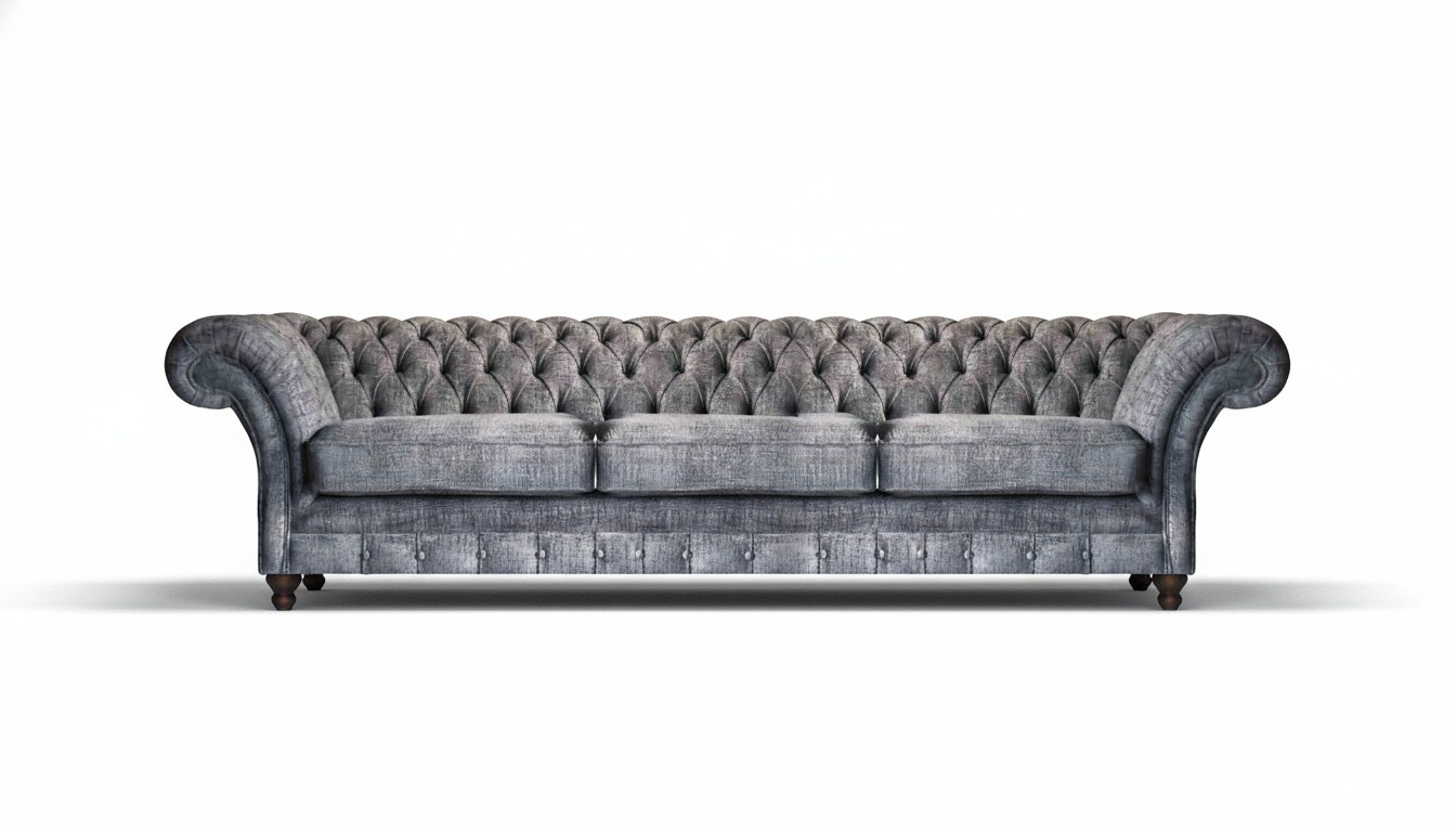 Modern Chesterfield 3 Seater Luxury Living Room Sofas Upholstered Couch