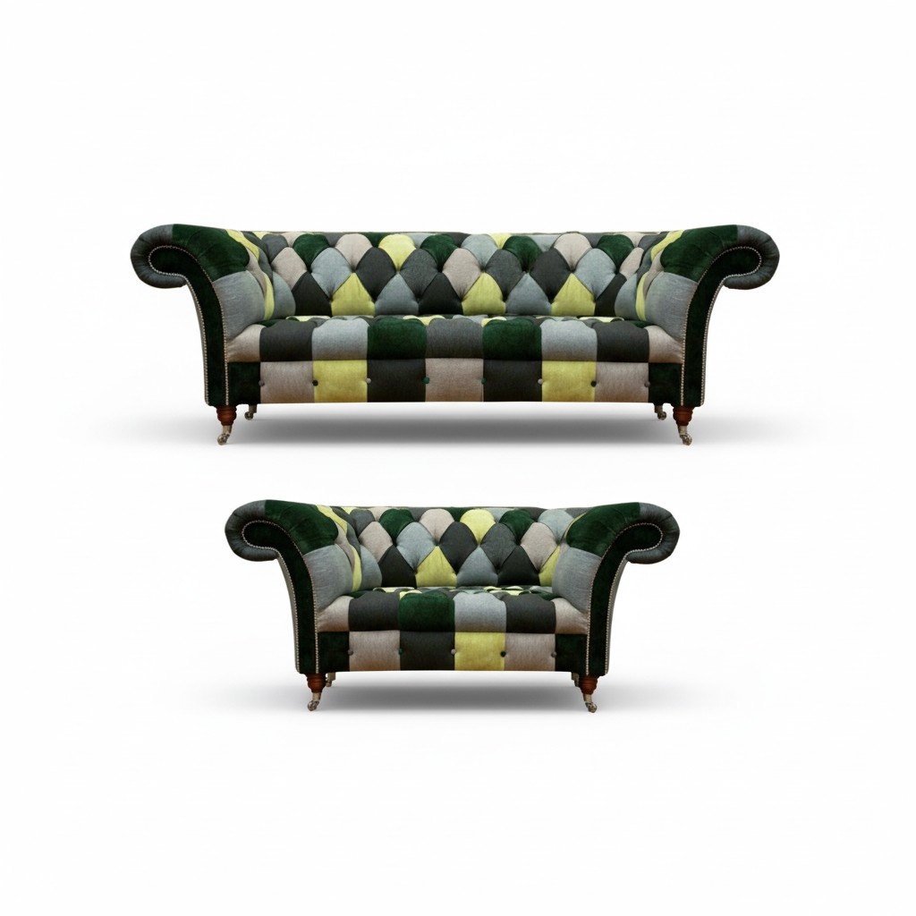 Modern chesterfield set sofas living room upholstered furniture sofa set 3+2 sofa