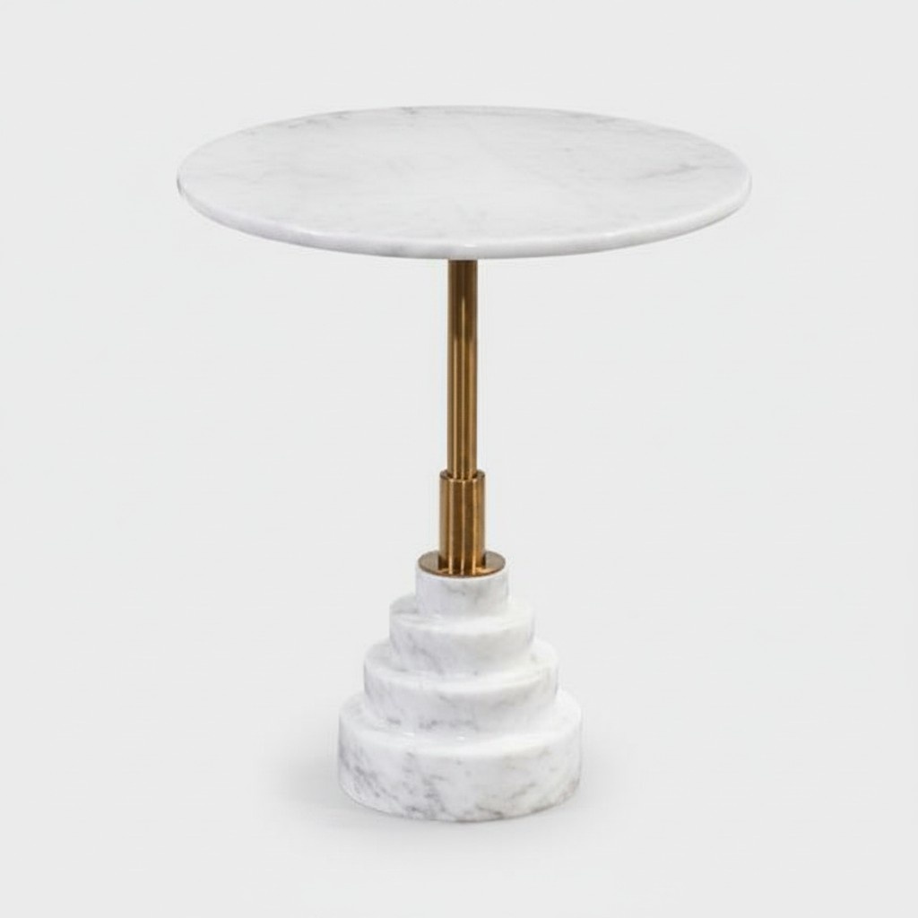 Modern coffee table luxury white table side tables living room round new