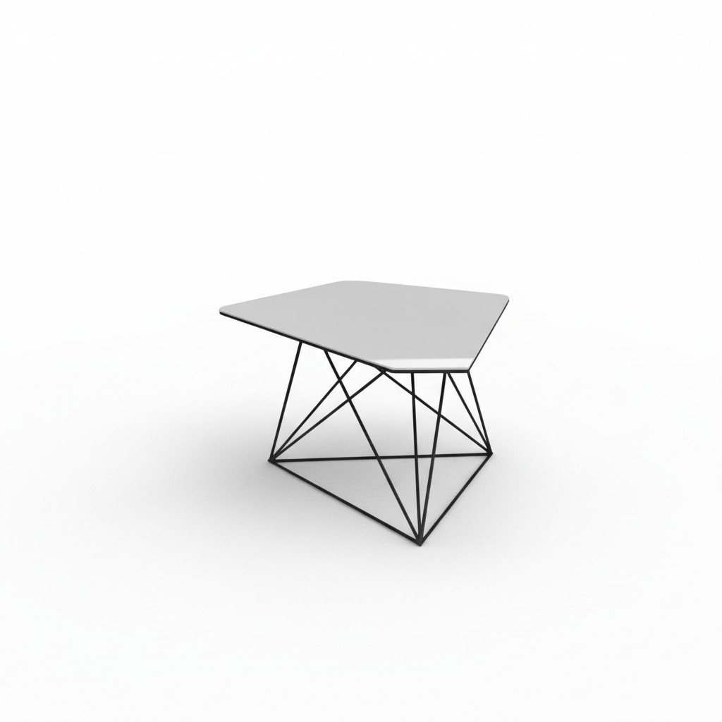 Modern coffee table Side tables Study furniture Design White New