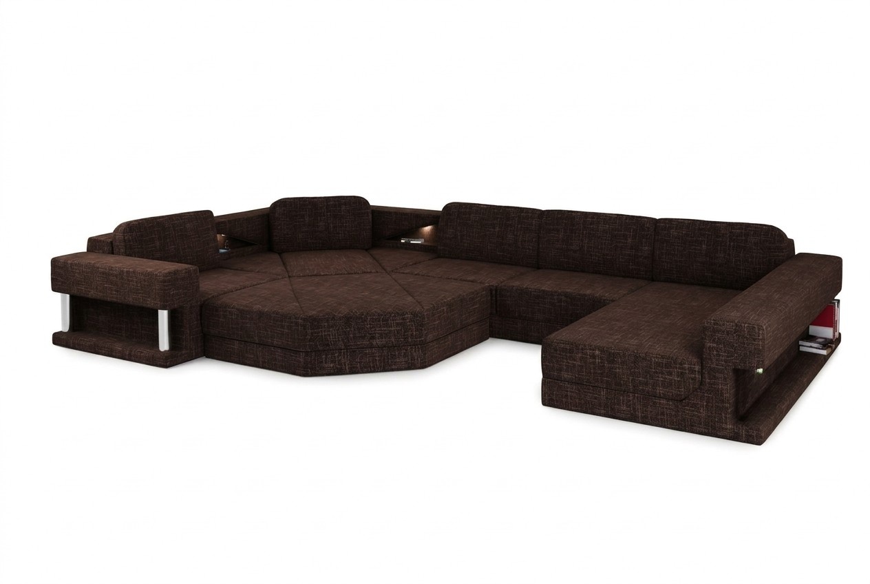 Modern Corner Sofa Couch Upholstery Leather Design Sofa Set Living Room Landscape Parlamen