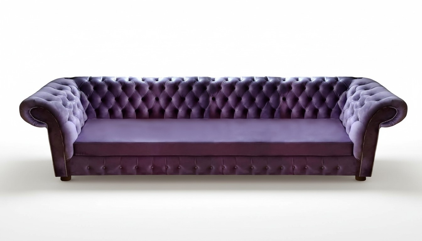 Modern Design Chesterfield Sofa Four-Seater Couch Living Room Furniture