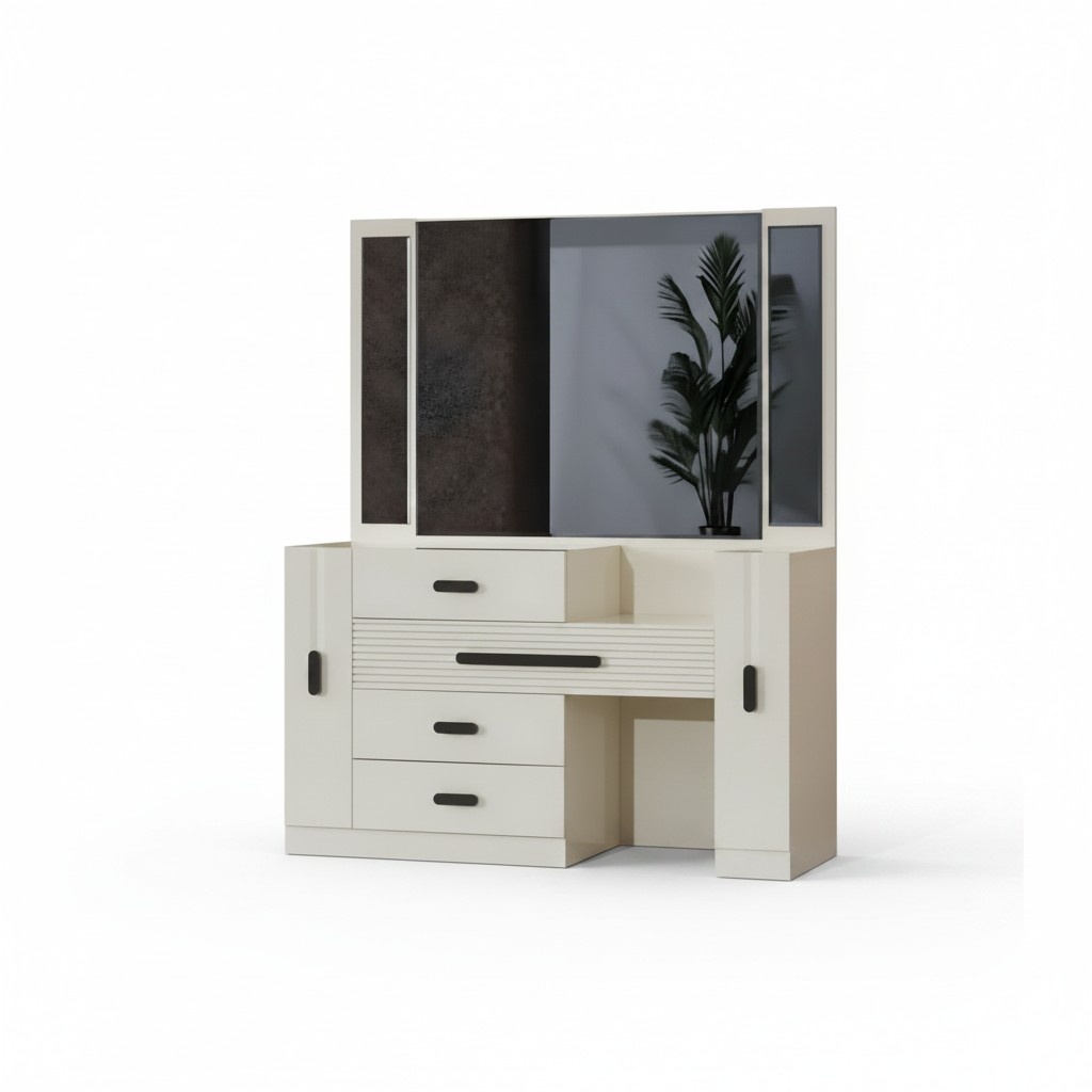 Modern design luxury makeup vanity with mirror bedroom