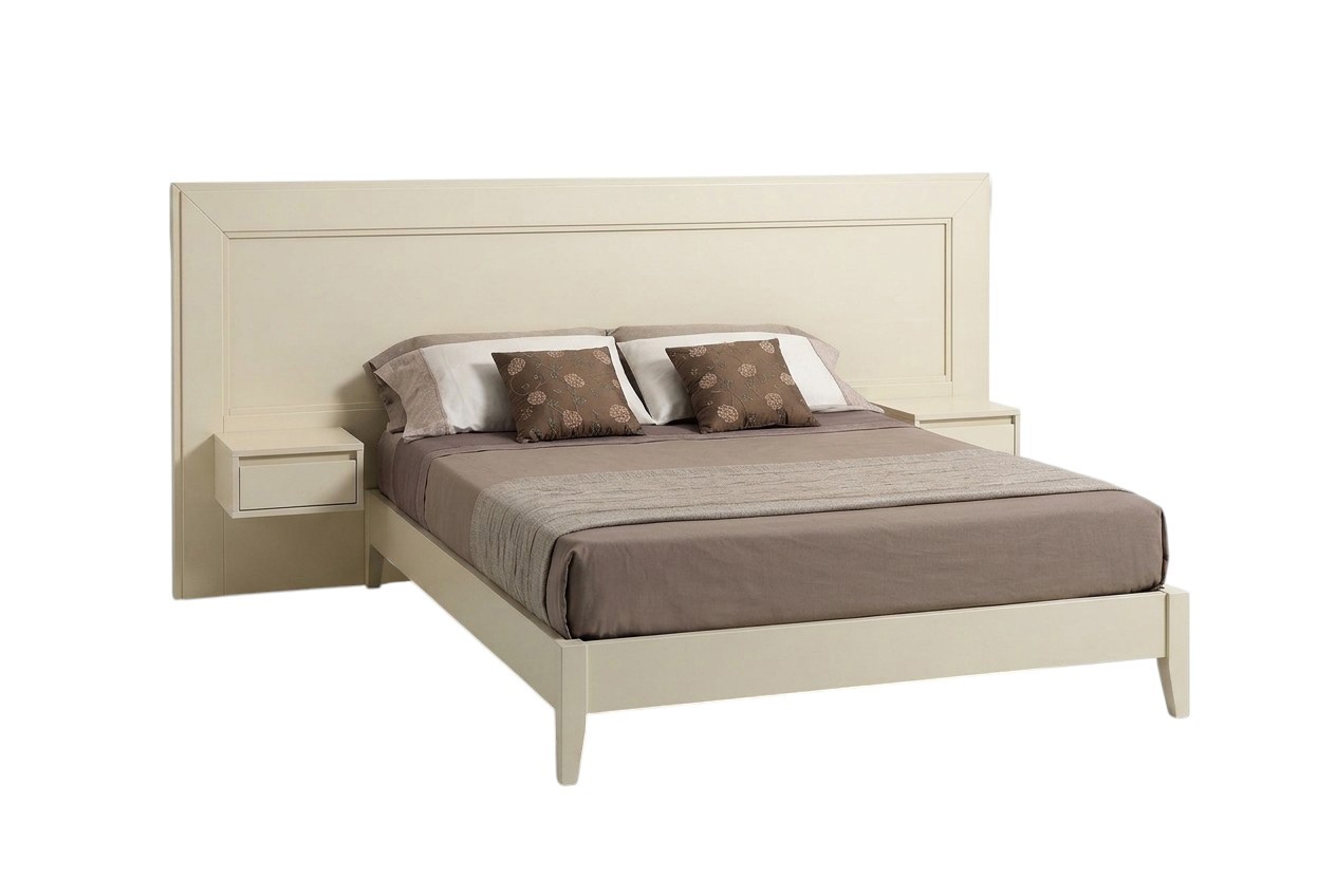 Design modern luxury furniture 4 pieces. Set hotel furniture 2x beds + bedside table