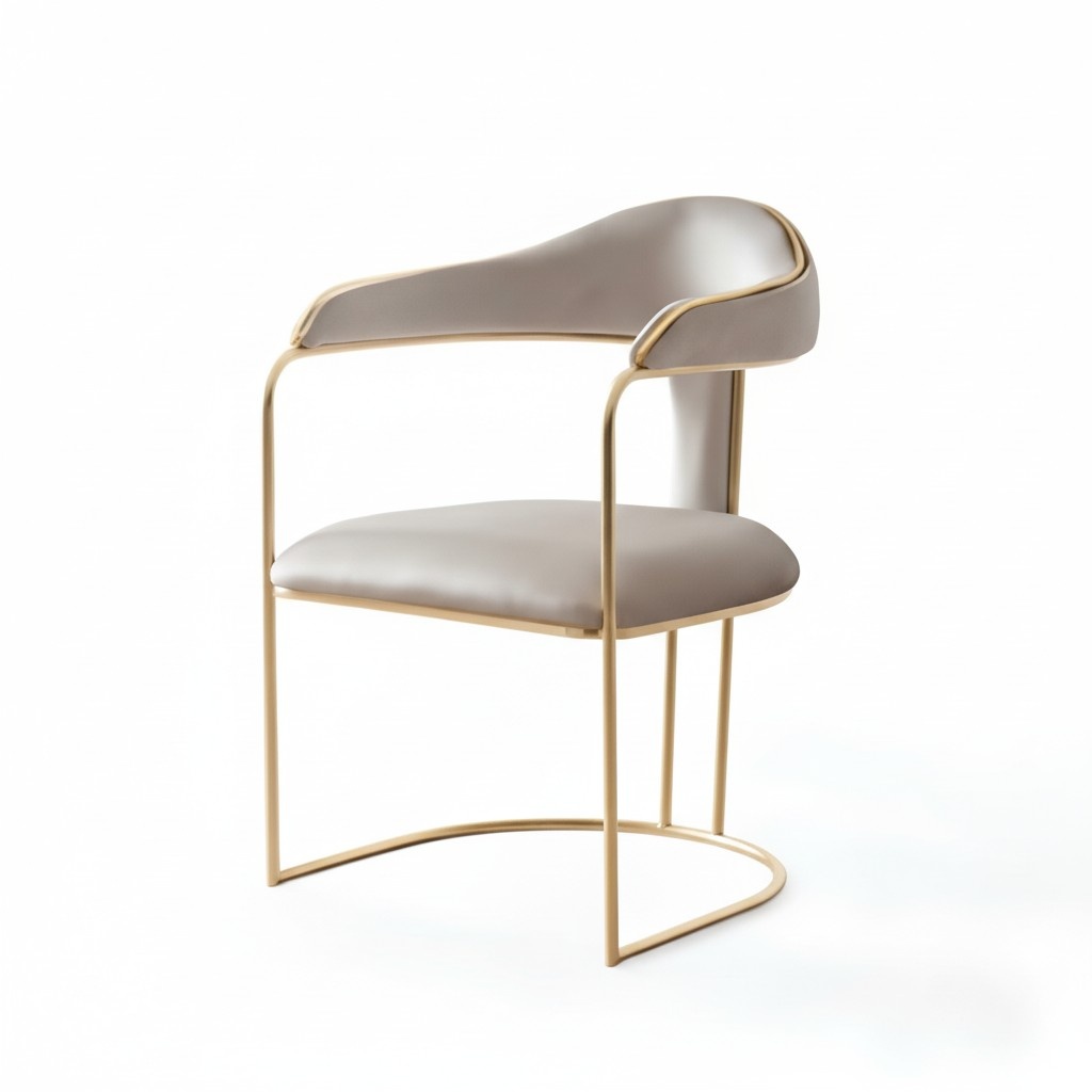 Modern Design Metal Leisure Chair New Upholstered Chairs Gray Modern Chair New